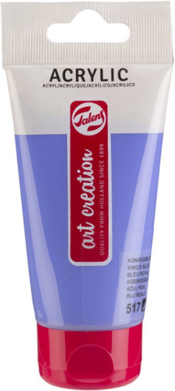 Acrylverf tac 517 koningsblauw tube 75ml | Tube a 75 milliliter
