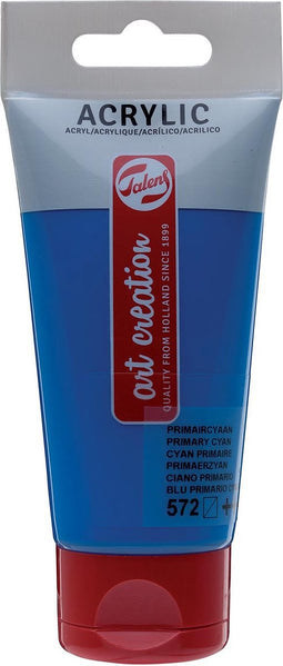 Acrylverf tac 572 primaircyaan tube 75ml | Tube a 75 milliliter