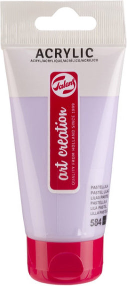 Acrylverf tac 584 pastellila tube 75ml | Tube a 75 milliliter
