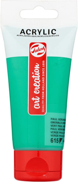 Acrylverf tac 615 veronesegroen tube 75ml | Tube a 75 milliliter | 3 stuks
