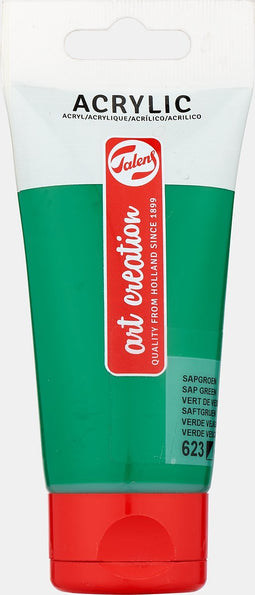 Acrylverf tac 623 sapgroen tube 75ml | Tube a 75 milliliter