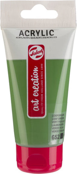 Acrylverf tac 652 loofgroen tube 75ml | Tube a 75 milliliter