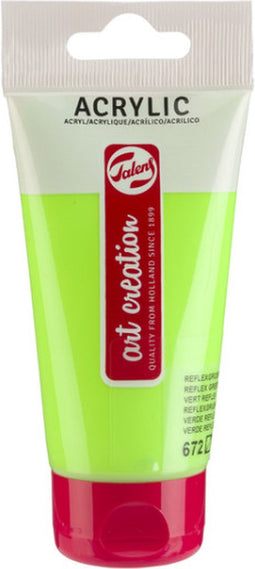 Acrylverf tac 672 reflexgroen tube 75ml | Tube a 75 milliliter