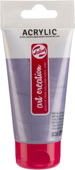 Acrylverf tac 835 metallicviolet tube 75ml | Tube a 75 milliliter