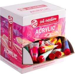 Acrylverf tac caribbean 12ml 100st assorti | Dispenser a 100 stuk