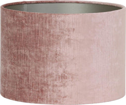 Light & Living Cilinder Lampenkap Gemstone - Oudroze - Ø50x38cm - voor Tafellampen, Staande lamp, Hanglampen