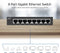 ACT 8-Poorts Gigabit Ethernet Switch AC4418