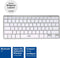 ACT AC5605 Multimedia Toetsenbord Bluetooth | Azerty/BE layout | iOS - MAC OS - Android - Windows | Portable | Wit AC5605