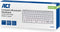 ACT AC5605 Multimedia Toetsenbord Bluetooth | Azerty/BE layout | iOS - MAC OS - Android - Windows | Portable | Wit AC5605