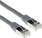 ACT ACT Grijze 2 meter LSZH SFTP CAT6 patchkabel met RJ45 connectoren FB9002