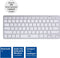 ACT Draadloos Multimedia Toetsenbord Bluetooth | Qwerty/US layout | iOS - MAC OS - Android - Windows | Portable | Wit AC5600
