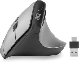 ACT Draadloze Ergonomische Muis met Bluetooth en USB-C/USB-A AC5155