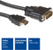 ACT DVI HDMI Kabel | 1x HDMI A Male | 1x DVI-D Single Link Male 18+1 | 2 meter | AC7520