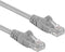 ACT Grijze 0,25 meter U/UTP CAT6A patchkabel snagless met RJ45 connectoren IB3052