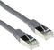 ACT Grijze 10 meter LSZH SFTP CAT6 patchkabel met RJ45 connectorenFB9010
