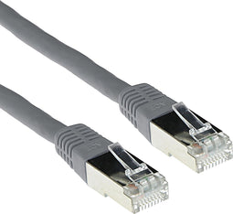 ACT Grijze 25 meter LSZH SFTP CAT6 patchkabel met RJ45 connectoren FB9025