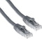 ACT Grijze 4 meter U/UTP CAT6A patchkabel snagless met RJ45 connectoren IB3004