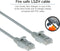 ACT Grijze 5 meter LSZH U/UTP CAT6 datacenter slimline patchkabel snagless met RJ45 connectoren DC9005
