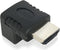 ACT HDMI koppelstuk adapter, male naar female, HDMI haaks 90° omlaag AC7570