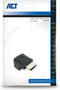 ACT HDMI koppelstuk adapter, male naar female, HDMI haaks 90° omlaag AC7570