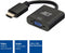 ACT HDMI naar VGA adapter, met audio, male naar female, 0,15 meter - AC7535