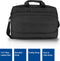 ACT Laptoptas 15,6 inch Metro Bailhandle – 10L – Ritssluiting – Accesoirevak - Laptop Schoudertas - Zwart AC8550