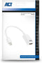 ACT Mini DisplayPort naar HDMI adapter – 1080P - 0,15 meter - Wit – AC7525
