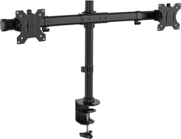 ACT Monitor arm crossbar – 13 tot 27 inch – Monitor beugel 2 schermen – Draaibaar, kantelbaar, zwenkbaar - AC8315