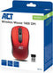 ACT Muis Draadloos - Optisch - 1600 DPI - 2.4Ghz USB Mini Dongel - Lichtgewicht - AC5135 Rood