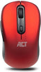 ACT Muis Draadloos - Optisch - 1600 DPI - 2.4Ghz USB Mini Dongel - Lichtgewicht - AC5135 Rood