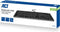 ACT Multimedia Toetsenbord Low Profile | Qwerty/US layout | Bedraad | Toets Verlichting | Zwart AC5415