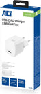ACT - Oplader act usb-c compact ganfast 33w wit