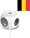 ACT Powercube met USB C | 3 Stopcontacten | Type E| 2x USB-C, 2x USB-A | 1,5m | Wit - AC2435