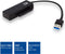 ACT SATA naar USB 3.0 kabel adapter voor 2,5 / 3,5” harde schijf / SSD – met UASP – 5Gbps – incl. 12V 2A voeding - AC1515
