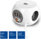 ACT Stekkerdoos cube met 3 stopcontacten, USB-A-poorten, 1,5m (België) AC2430