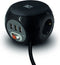 ACT Stekkerdoos cube met 3 stopcontacten, USB-A-poorten, 1,5m Zwart AC2400