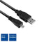 ACT USB 2.0 laad- en datakabel A male - micro B male 1 meter AC3000