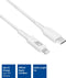 ACT USB 2.0 laad- en datakabel C male - Lightning male 1 meter, MFI gecertificeerd AC3014