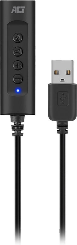 ACT USB-A externe geluidskaartAC9360