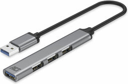 ACT USB-A hub, 3x USB-A 2.0 en 1x USB-A 3.0 AC6325
