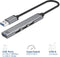 ACT USB-A hub, 3x USB-A 2.0 en 1x USB-A 3.0 AC6325