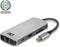 ACT USB-C docking station voor 1 HDMI monitor, ethernet, USB-A, kaartlezer, PD pass-through AC7041