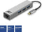 ACT USB-C hub 3.0, 3x USB-A, Gigabit ethernet AC7055