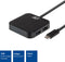 ACT USB-C hub 3.0, 4 poorts, USB-A, 10W stroomadapter AC6410