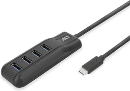ACT USB-C hub 3.0, 4 poorts USB-A AC6420