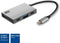 ACT USB-C hub 3.2 Gen2 10Gbps, 2x USB-C, 2x USB-A AC7070