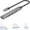 ACT USB-C hub, 3x USB-A 2.0 en 1x USB-A 3.0 AC6425