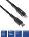 ACT USB C Lightning Kabel | 1 meter | iPhone oplader kabel | MFI gecertificeerd | AC3095