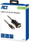 ACT USB-C Serieel Adapter | RS232 | 1,5 meter | Zwart | AC6002