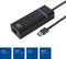 ACT USB Hub 3.0 - 4 USB poorten - USB Hub ethernet – AC6310